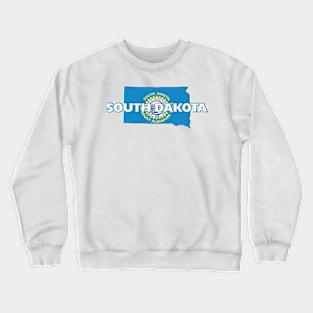 South Dakota Colored State Crewneck Sweatshirt